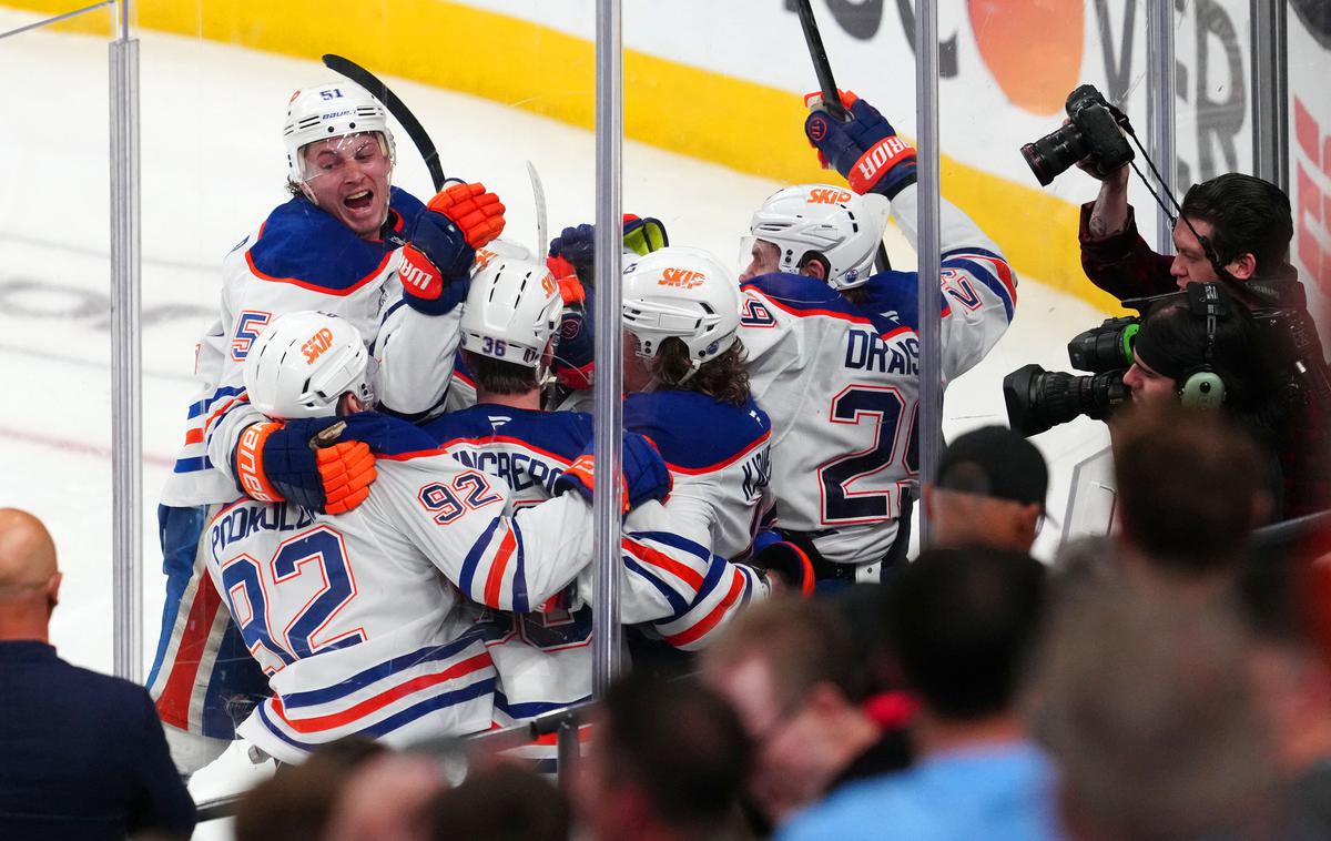 Edmonton Oilers | Edmonton Oilers je prva ekipa, ki se je uvrstila v konferenčni finale. | Foto Reuters