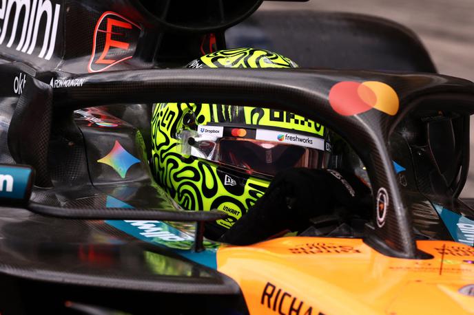 Interlagos Lando Norris McLaren | Lando Norris ta konec tedna še ni prepustil prvega mesta. | Foto Reuters