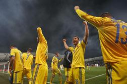 Uefa po Dinamu kaznovala še ukrajinsko reprezentanco