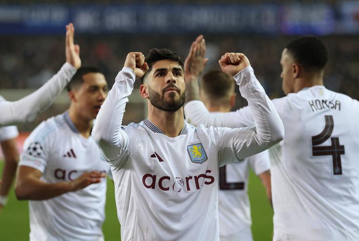 Španski zvezdnik Marco Asensio je postavil končni rezultat 3:1 za Aston Villo. | Foto: Reuters