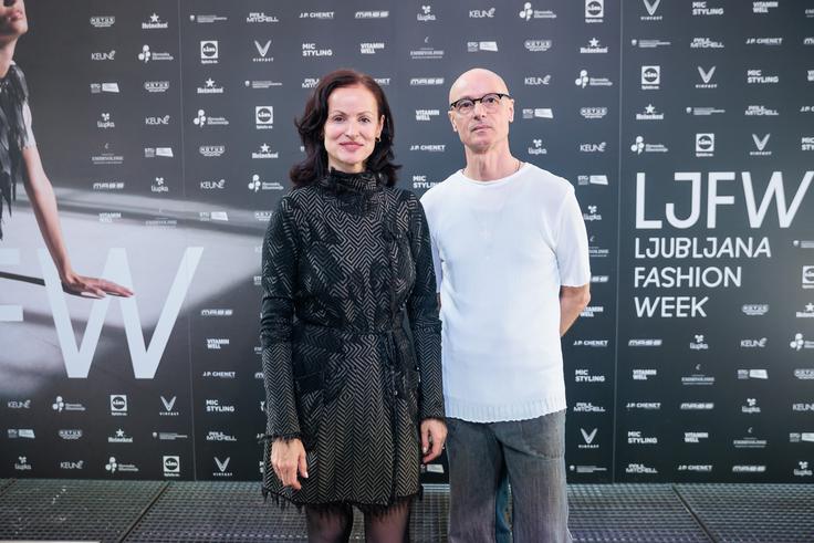 Urška in Tomaž Draž svoje kose že leta predstavljata na Ljubljanskem tednu mode. | Foto: Mediaspeed
