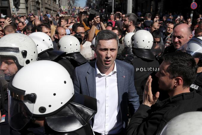 Vodja skrajno desne stranke Dveri Boško Obradović | Foto: Reuters
