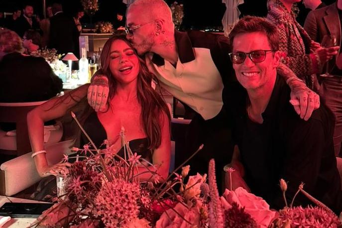 Vergara in Brady | Fotografijo druženja s Tomom Bradyjem je Sofia Vergara objavila tudi na Instagramu. | Foto Instagram/sofiavergara