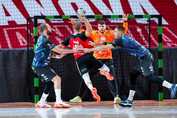 liga nlb Slovan Trimo Trebnje | Slovan je spomladi osvojil naslov državnega prvaka v rokometu. | Foto Aleš Fevžer