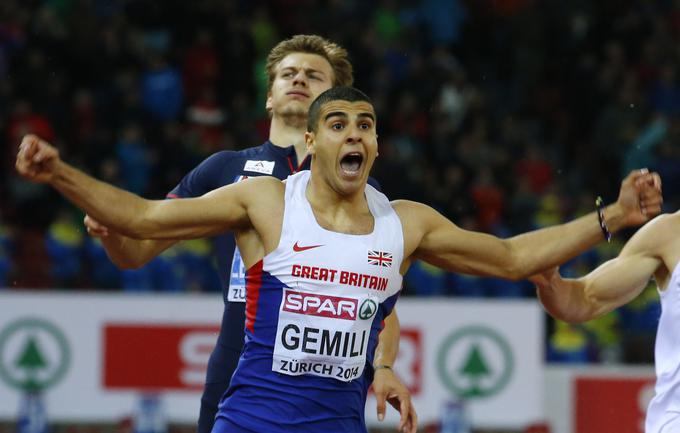 Adam Gemili je kot deček sanjal, da bi postal nogometni zvezdnik, a se je nato posvetil atletiki in postal svetovni prvak.  | Foto: Reuters