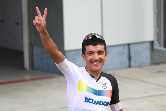Ekvadorec Richard Carapaz je novi olimpijski prvak v cestnem kolesarstvu! | Foto: Guliverimage/Vladimir Fedorenko