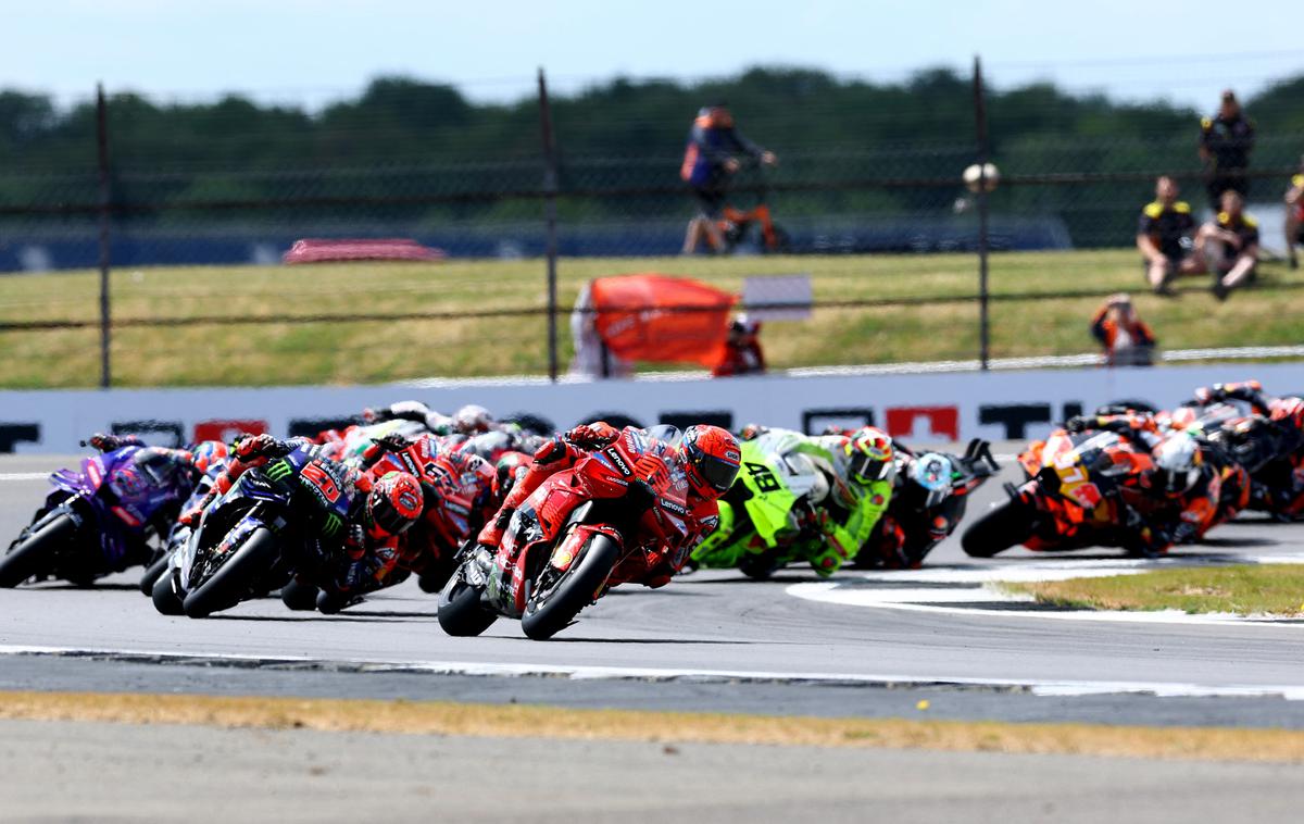 motoGP Marc Marquez Ducati | Silverstone, kjer se je rodil britanski avtomotošport, je gostil dirko prvenstva motoGP. | Foto Reuters