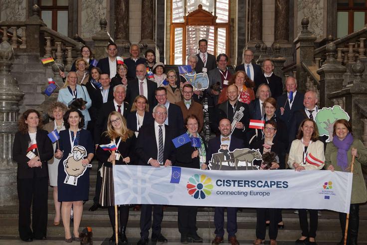 Prejem Znaka evropske dediščine v Antwerpnu aprila 2024 (za leto 2023). | Foto: Landratsamt Bamberg Förtsch