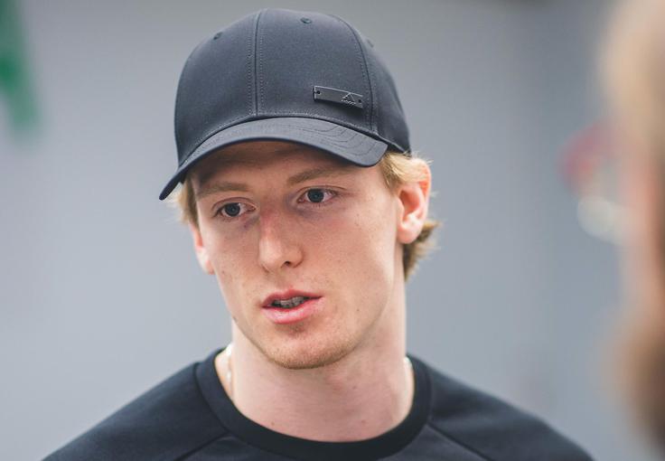 "Se pa pri meni vseskozi nekaj zapleta, tako da sem tega vajen že od malega."  | Foto: Grega Valančič/Sportida