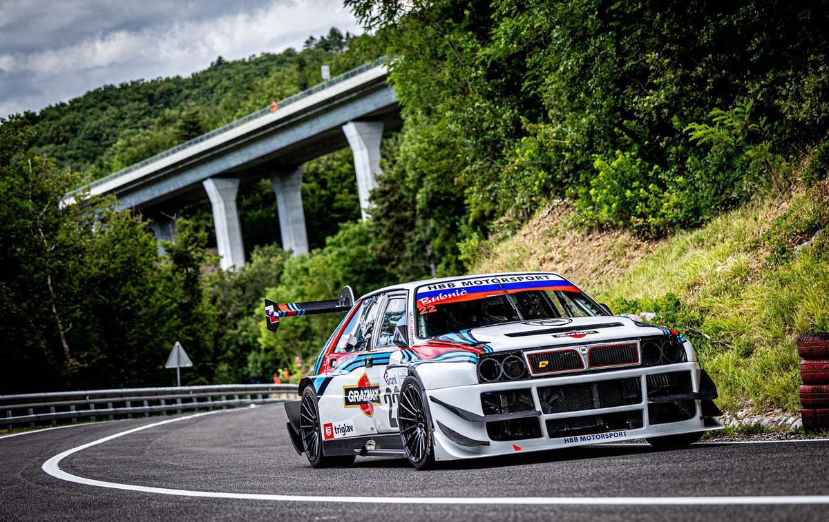 gorska dirka Podnanos | Milan Bubnič (lancia delta) je eden osrednjih favoritov za zmago v državnem prvenstvu.  | Foto Uroš Modlic
