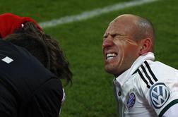 Šok za Bayern: Robbna ne bo kar šest tednov