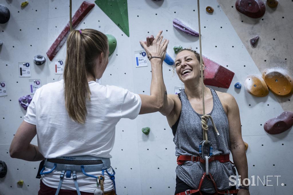 Janja Garnbret Plezalni center Slovenska Bistrica