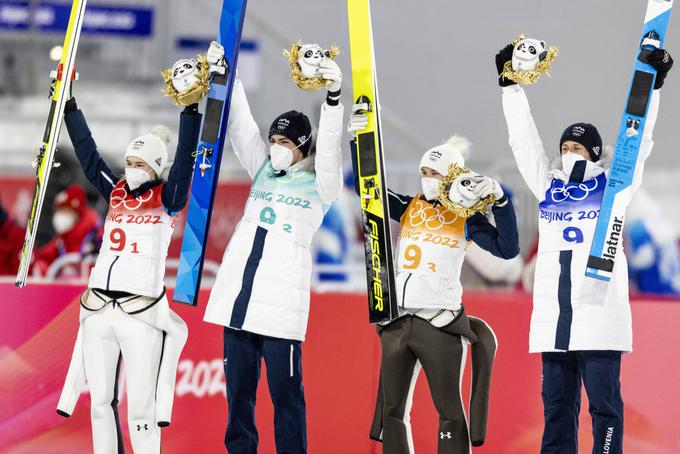 Mešana slovenska zasedba je blestela na letošnjih zimskih olimpijskih igrah na Kitajskem. | Foto: Guliverimage/Vladimir Fedorenko