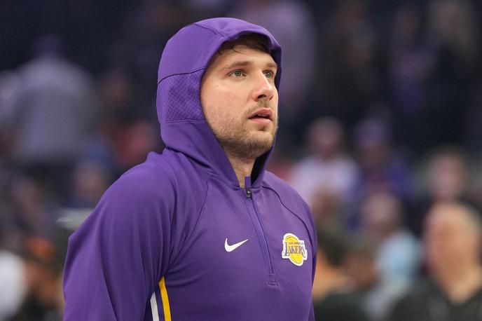 Luka Dončić | Luka Dončić je dosegel prvi trojni dvojček v dresu Lakersov, v katerem je presegel mejo 40 točk | Foto Guliverimage