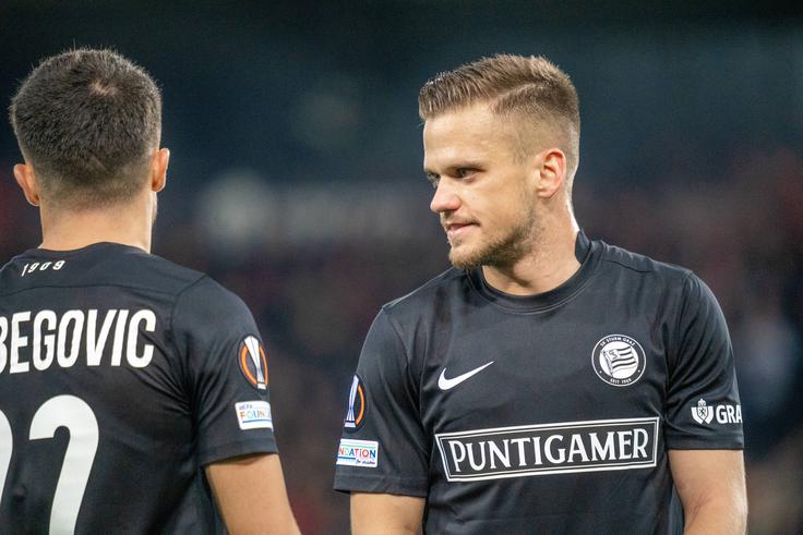 Tomi Horvat je prispeval asistenco za zadnji zadetek Sturma v tej sezoni. | Foto: Guliverimage