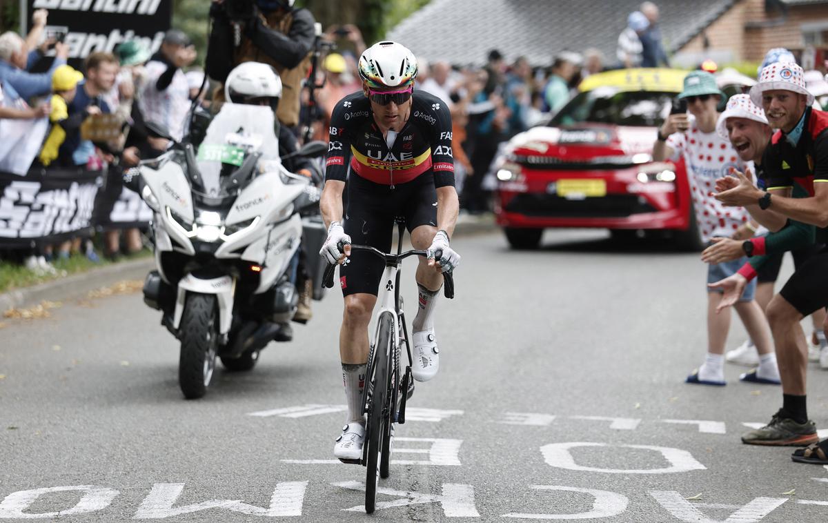Tim Wellens, TDF 2025 | Tim Wellens bo še dve leti član moštva UAE Team Emirates - XRG. | Foto Reuters