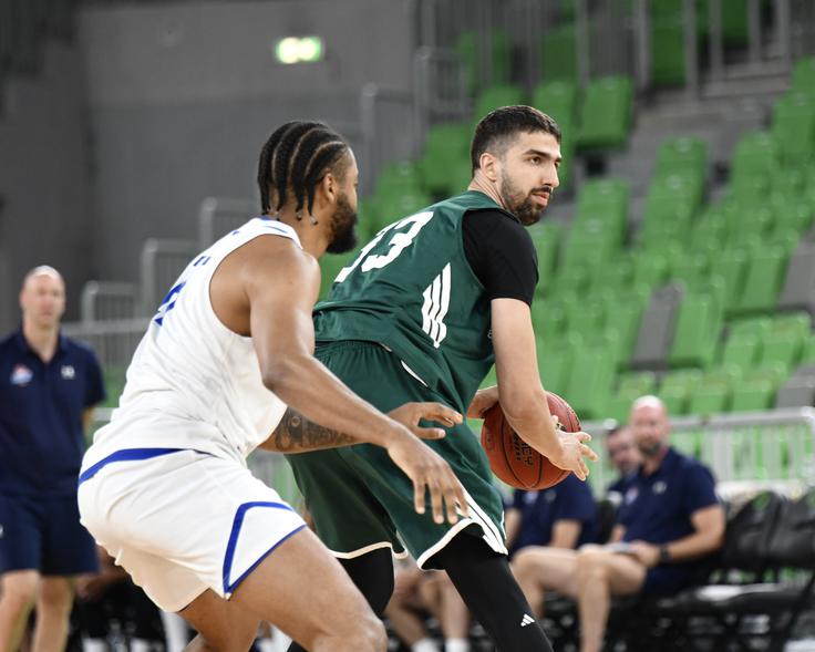 Nikos Chougkaz je dosegel 15 točk. | Foto: KK Cedevita Olimpija