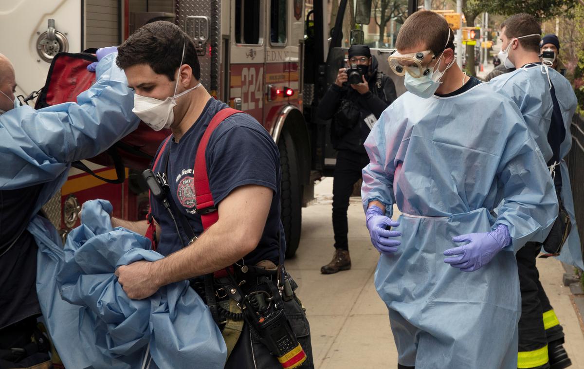 New York koronavirus | V New Yorku bi lahko bilo okuženih 2,7 milijona prebivalcev. | Foto Reuters
