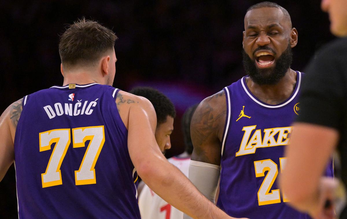 Luka Dončić LeBron James | LeBron James je tik pred vrnitvijo na parket. | Foto Reuters