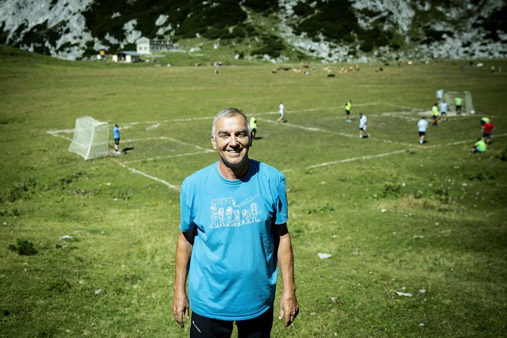 Beno Karner, organizator malonogometnega turnirja na Korošici. | Foto: Ana Kovač