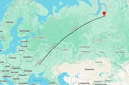 Ukrajinski dron poletel 3000 kilometrov globoko v Rusijo