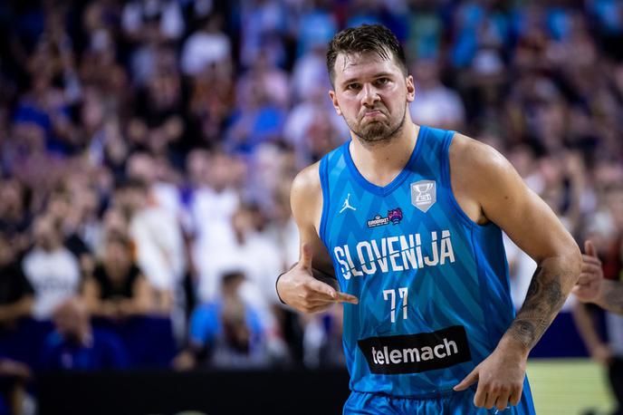 Slovenija : Nemčija slovenska košarkarska reprezentanca Eurobasket 2022 Luka Dončić | Luka Dončić je bil prvo ime dvoboja z Nemci. | Foto FIBA