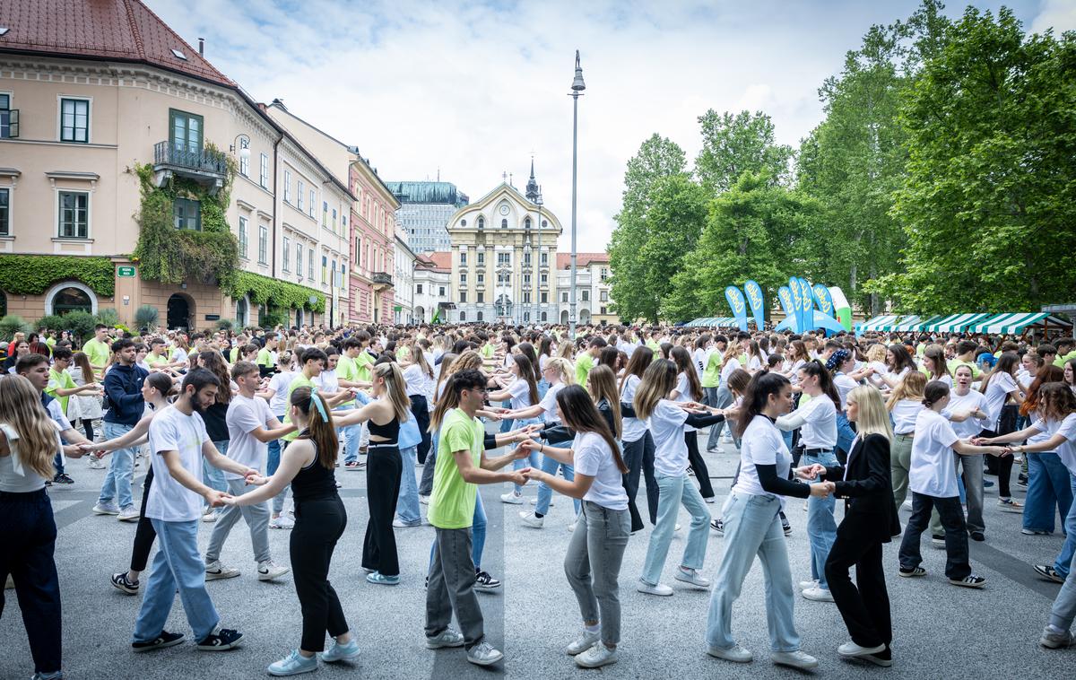 Maturantska Parada 2025 | Največja prireditev pod okriljem Plesne zveze Slovenije je bila v Ljubljani, kjer je plesalo okoli 2.500 maturantov oziroma štiri tisoč udeležencev. | Foto Gaja Hanuna
