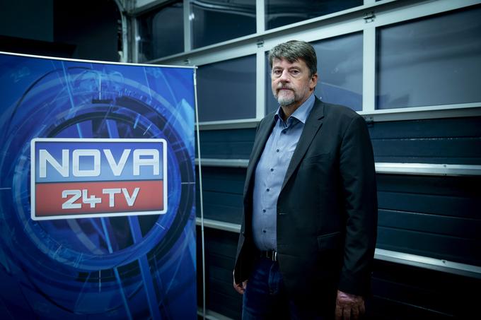 Kot je pojasnil Boris Tomašič, se z madžarskimi lastniki, ki se umikajo s slovenskega trga, dogovarja za odkup dela medijske hiše Nova24TV. | Foto: Ana Kovač