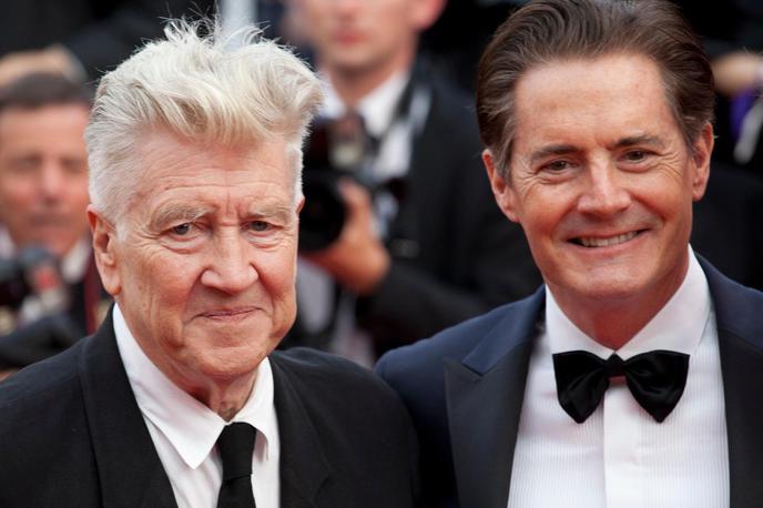 MacLachlan in Lynch | David Lynch in Kyle MacLachlan leta 2017 na festivalu v Cannesu | Foto Profimedia