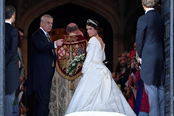 princesa Eugenie | Eugenie se je poroke lotila tako kot njena bratranca Harry in William - javno. | Foto Reuters