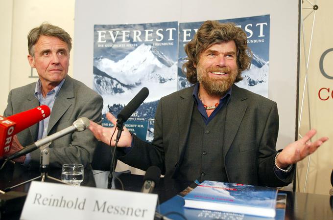 Sloviti Tirolec Reinhold Messner je prvi Zemljan, ki je osvojil vseh 14 osemtisočakov na svetu. | Foto: Reuters
