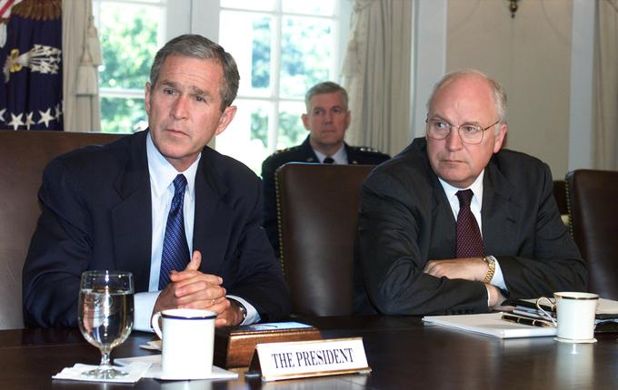 George W. Bush in Dick Cheney leta 2001 | Foto: Getty Images