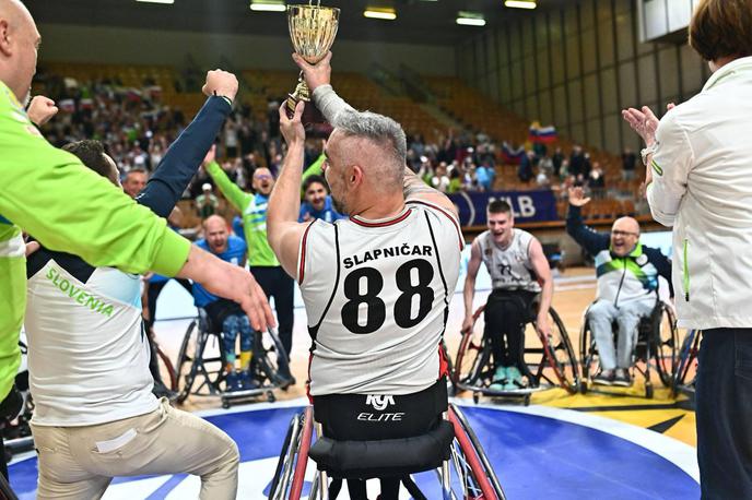košarka na vozičkih | Milan Slapničar ter njegovi soigralci Robi Bojanec, David Škorjanc in Haris Kuduzović so na SP popeljali Slovenijo do 12. mesta. | Foto Drago Perko