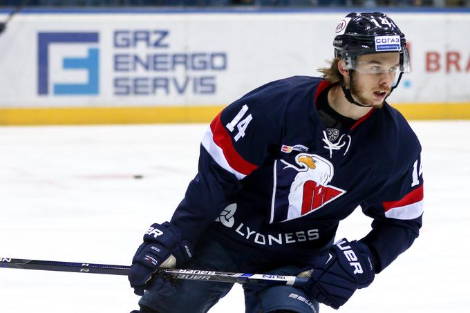 Žiga Jeglič je v začetku tedna začel skupinske priprave s Slovanom iz Bratislave, ki sezono v ligi KHL začenja 22. avgusta. | Foto: Morgan Kristan / Sportida