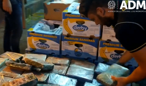 Spet našli kokain v Rastoderjevih škatlah z bananami? #video