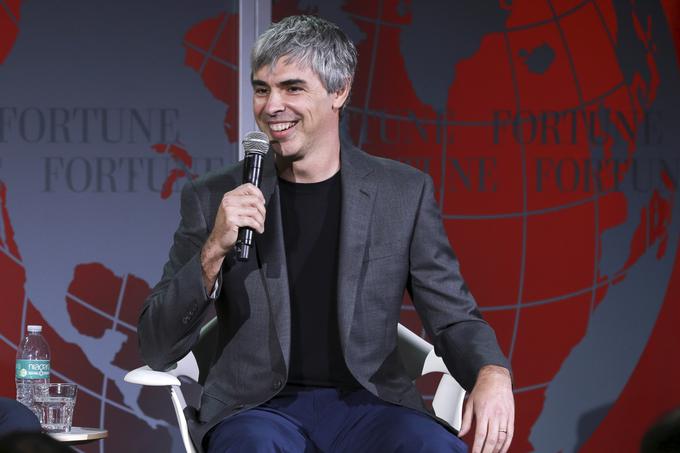 Larry Page je najbolj znan po tem, da je s prijateljem Sergeyem Brinom leta 1998 razvil spletni iskalnik Google in ustanovil istoimensko podjetje. Danes je direktor holdinške družbe Alphabet, v katero se je lani prestrukturiral Google.  | Foto: Reuters