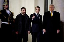 Trump z Macronom in Zelenskim: Svet je nekoliko znorel #video