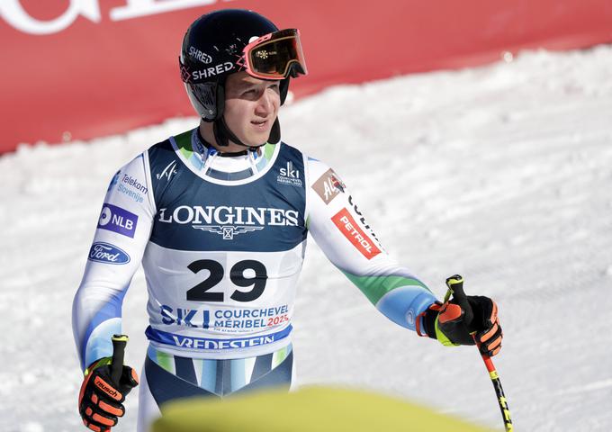 Mladinski svetovni prvak v smuku Rok Ažnoh je danes odstopil v slalomskem delu tekme. | Foto: Reuters