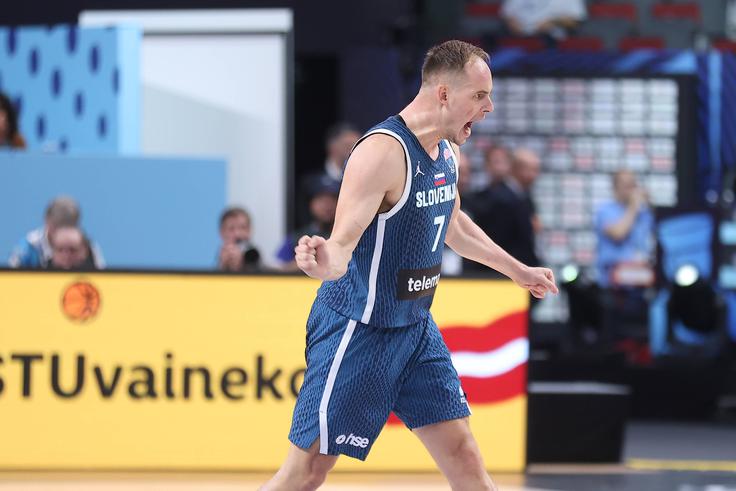 Klemen Prepelič po tretji nori trojki | Foto: Guliverimage