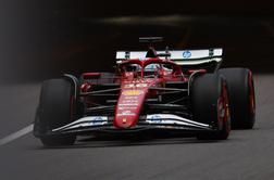 V Monaku še dodatna neznanka, dramatičen prvi trening za Ferrari
