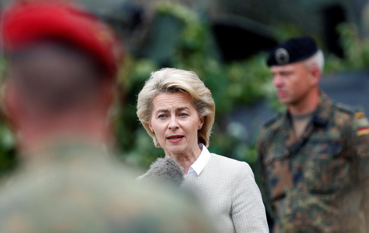 Ursula von der Leyen | Evropska komisija bi lahko prvič v zgodovini dobila predsednico. To naj bi postala nemška obrambna ministrica Ursula Von der Leyen, velika zagovornica oblikovanja evropske vojske. | Foto Reuters