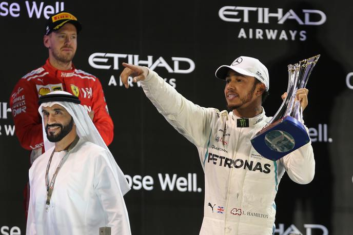 Lewis Hamilton | Lewis Hamilton je postal zmagovalec VN Abu Dabija. | Foto Reuters
