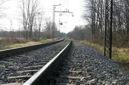 Vlak ob Cesti Ljubljanske brigade povozil pešca