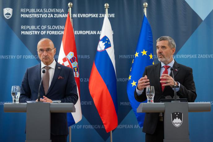Gordan Grlić Radman in Tone Kajzer | Foto STA