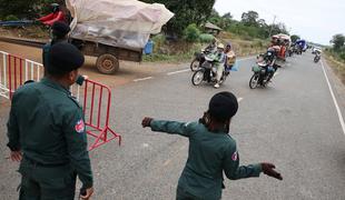 Kambodža sredi konflikta s sosednjo Tajsko zaprla mejne prehode