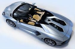 Lamborghini aventador LP 700-4 roadster – brez strehe do 350 kilometrov na uro