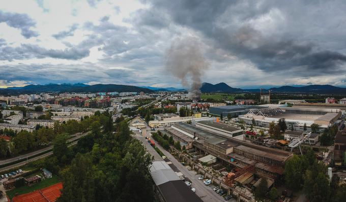 onesnažen zrak, dim, Stegne Ljubljana | Foto: Shutterstock
