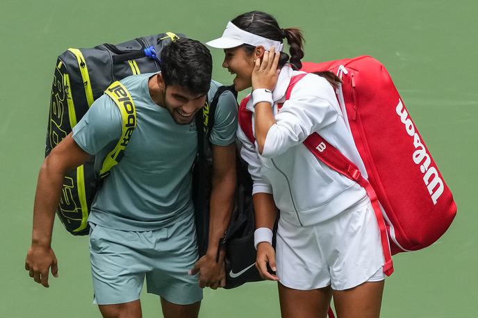 Emma Raducanu Carlos Alcaraz | Emma Raducanu in Carlos Alcaraz imata tudi enega skupnega sponzorja. | Foto Guliverimage