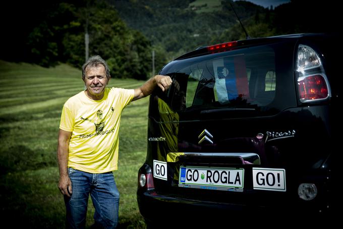 Cene Koritnik, ki je Rogliča pospremil po nakupih za njegovo prvo kolo, je danes prevzel organizacijske vajeti rumene preobrazbe. | Foto: Ana Kovač