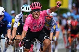 Etapna zmaga Albaneseju, Glivar deveti v Švici